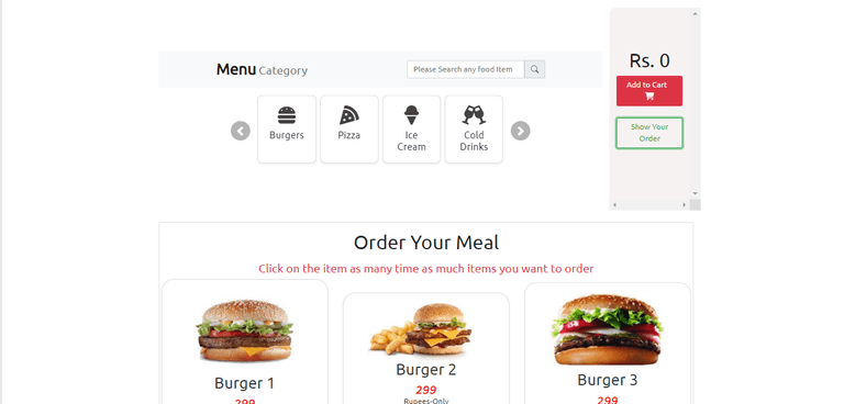 Food Order App